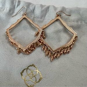 Kendra Scott | Lacy Drop Earrings | Rose Gold